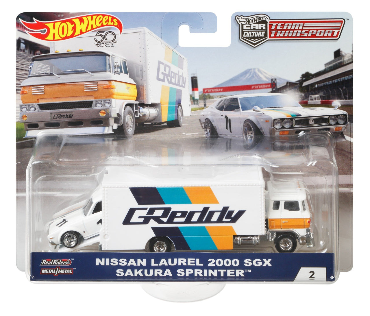 Hot Wheels Premium 1:64 Team Transport Nissan Laurel 2000 SGX Sakura Sprinter