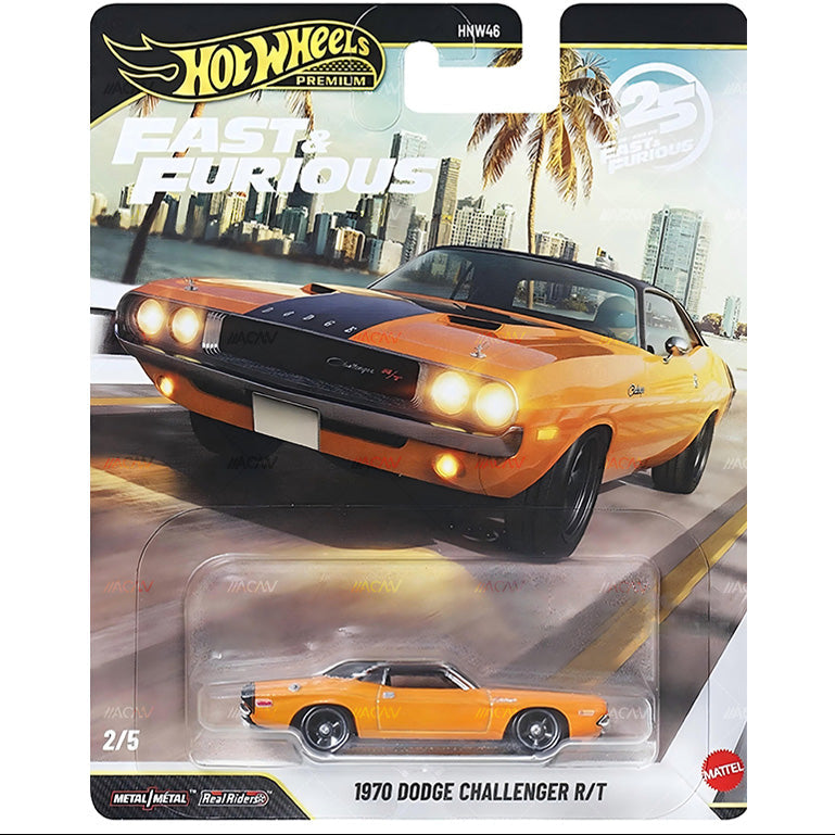 Hot Wheels Premium 1:64 Fast & Furious 2025 1970 Dodge Challenger R/T