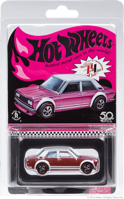 Hot Wheels 1:64 RLC Exclusive Collectors Nationals Datsun Bluebird 510 Pink