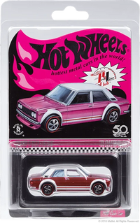 Thumbnail for Hot Wheels 1:64 RLC Exclusive Collectors Nationals Datsun Bluebird 510 Pink