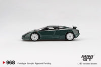 Thumbnail for (PRE-ORDER) Mini GT 1:64 Bugatti EB110 GT Verde Scuro MGT00968-L