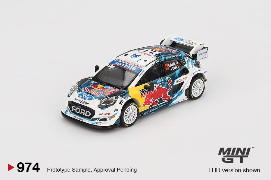 (PRE-ORDER) Mini GT 1:64 Ford Puma Rally1 #13 M-Sport Ford WRT 2024 Rally Monte Carlo MGT00974-L