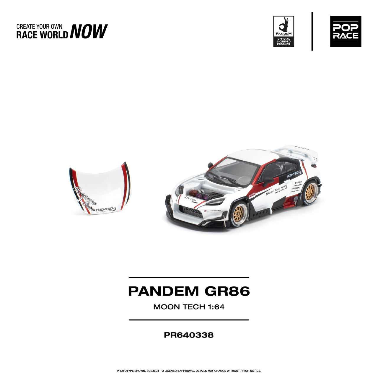 (PRE-ORDER) Pop Race 1:64 PANDEM GR 86 MOONTECH