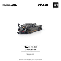 Thumbnail for (PRE-ORDER) Pop Race 1:64 RWB 930 GUN METAL