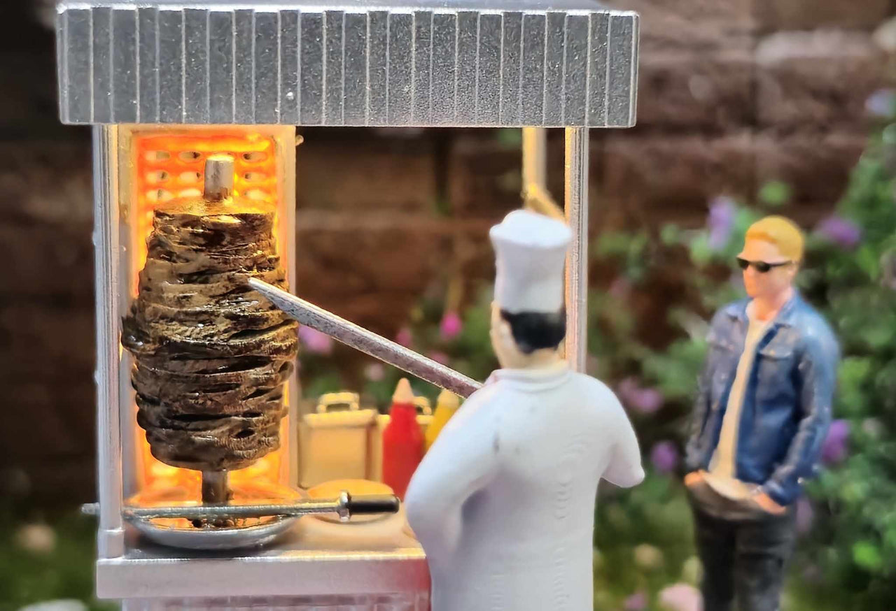 Akara X MR K 1:64 Kebab Stand w/Lights