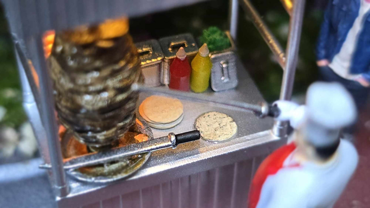 Akara X MR K 1:64 Kebab Stand w/Lights