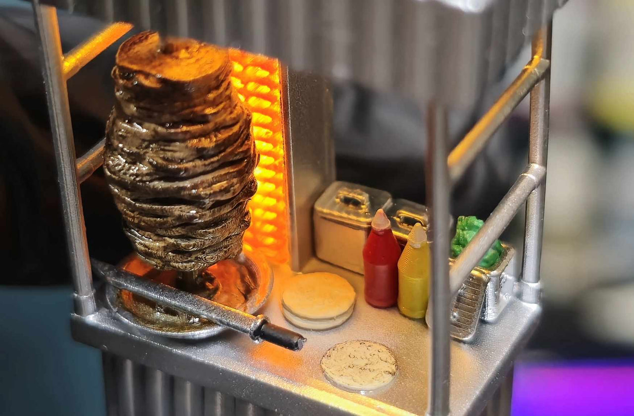 Akara X MR K 1:64 Kebab Stand w/Lights