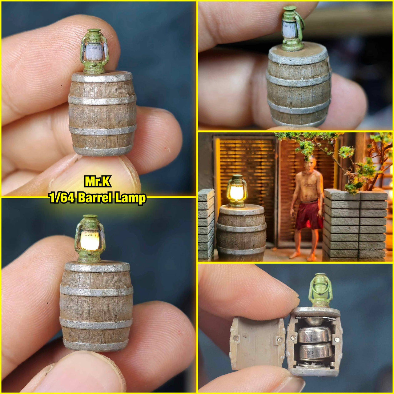 Akara X Mr K 1:64 Barrel Lamp