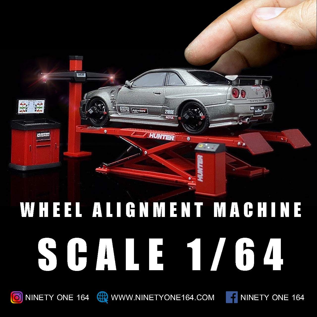 Akara x NinetyOne 1:64 Wheel Alignment Set