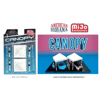 Thumbnail for American Diorama 1:64 2 Pack Canopy Set White – Limited 3,600 Set