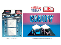 Thumbnail for American Diorama 1:64 2 Pack Canopy Set White – Limited 3,600 Set