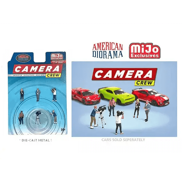 American Diorama 1:64 Camera Crew Limited 3,600 Set