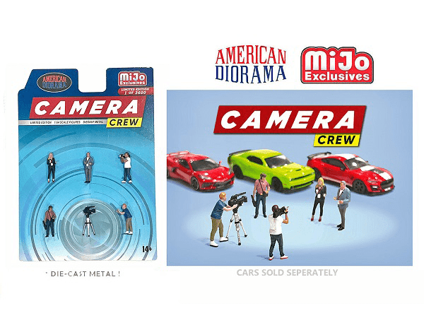 American Diorama 1:64 Camera Crew Limited 3,600 Set
