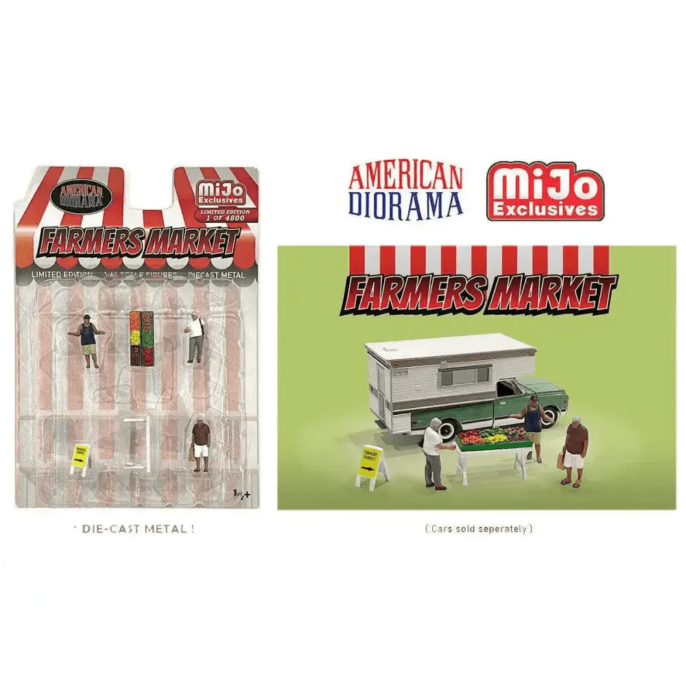 American Diorama 1:64 Farmer Market Figure Set