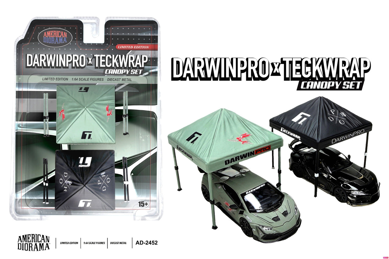 American Diorama 1:64 Figure Set – DarwinPro x Teckwrap Canopy set PRE-ORDER