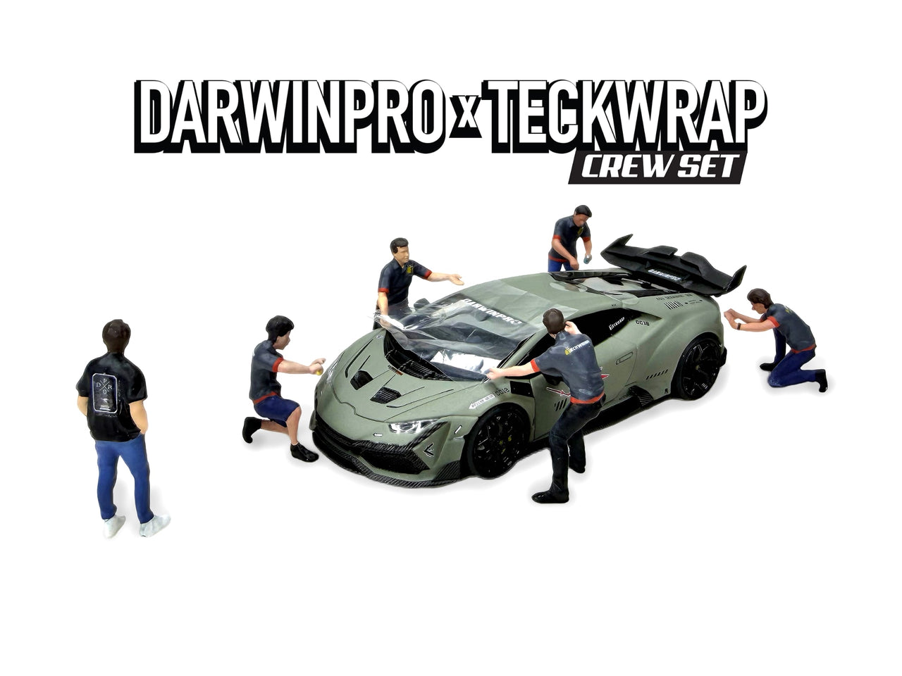 American Diorama 1:64 Figure Set – DarwinPro x Teckwrap Crew set PRE-ORDER