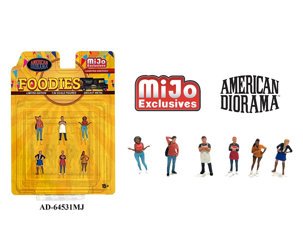 American Diorama 1:64 Figure Set Foodies