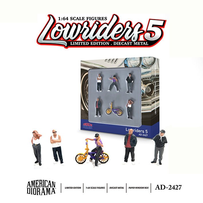 American Diorama 1:64 Figure Set Lowriders 5