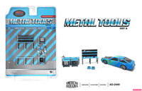 Thumbnail for American Diorama 1:64 Figure Set – Metal Tools Blue - Set A PRE-ORDER