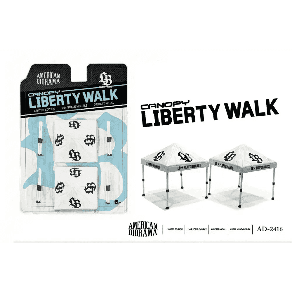 American Diorama 1:64 Liberty Walk Canopy Set Official LBWK Licensed