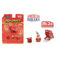 Thumbnail for American Diorama 1:64 Lion Dance Chinese Lunar New Year Dragon Set