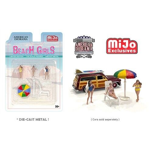 American Diorama 1:64 Mijo Exclusive Figure Beach Girls Set Limited Edition