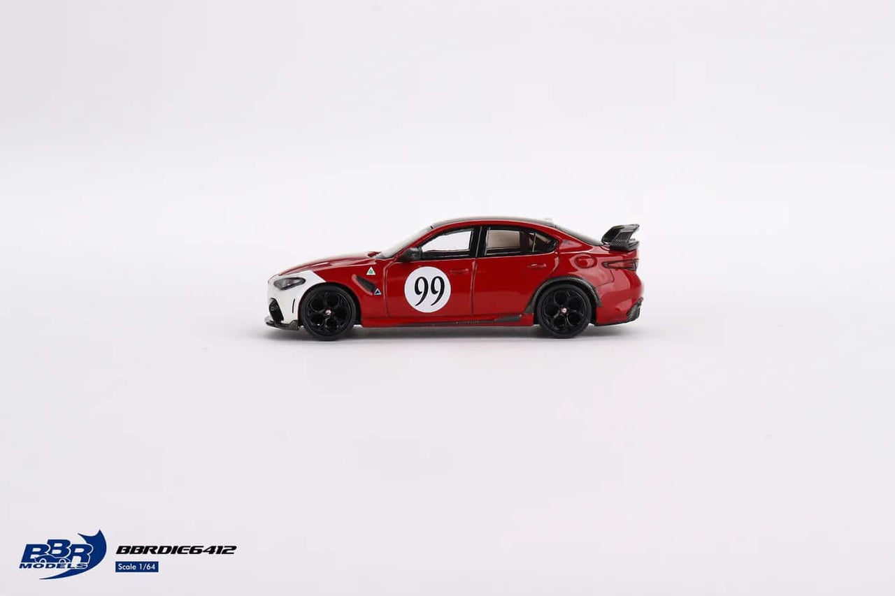 BBR Models 1:64 Alfa Romeo Giulia GTAm Rosso GTA #99 Centro Stile Livery