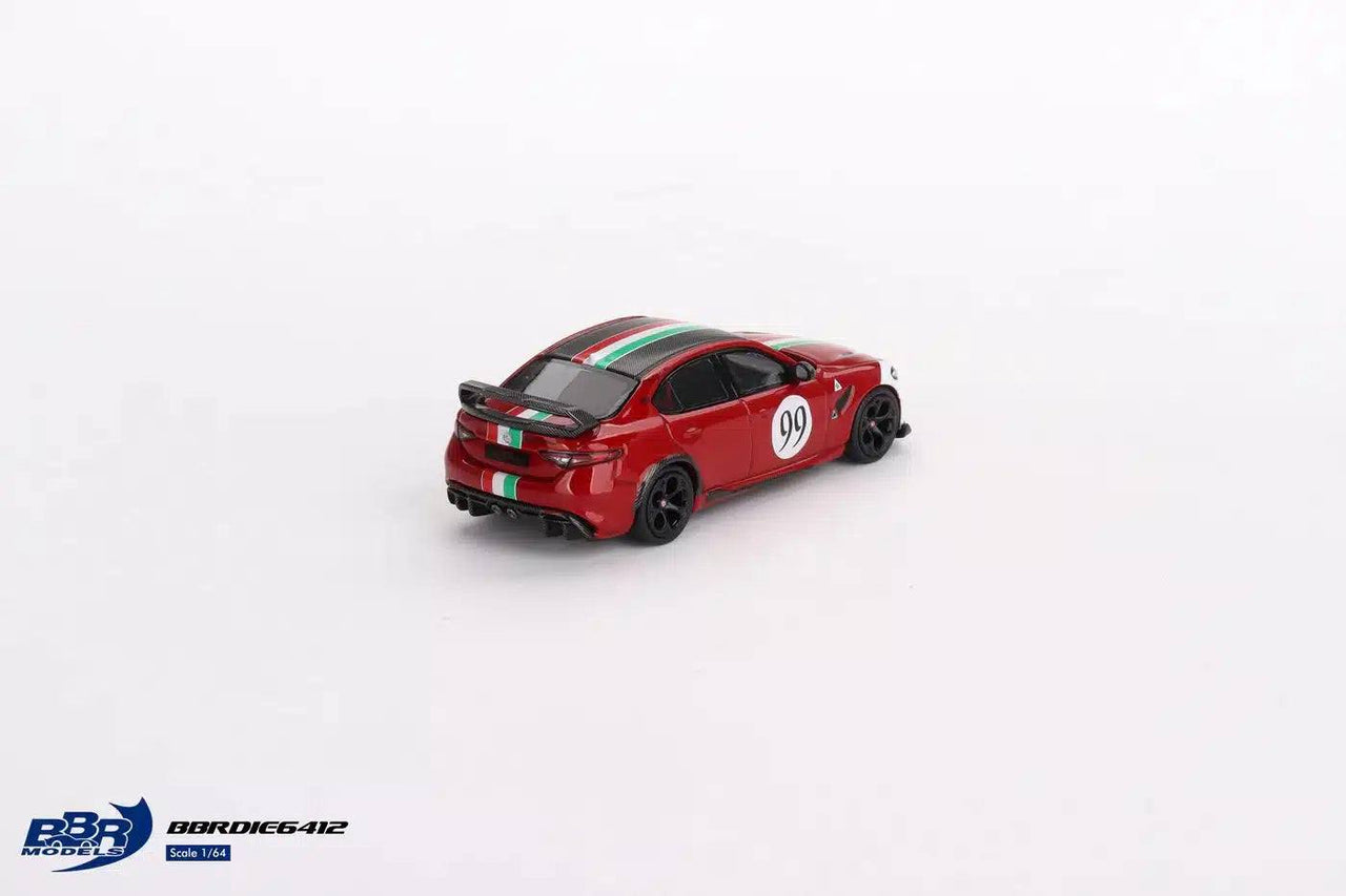 BBR Models 1:64 Alfa Romeo Giulia GTAm Rosso GTA #99 Centro Stile Livery