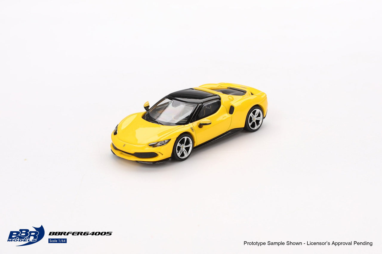 BBR Models 1:64 Ferrari 296 GTB Giallo Modena
