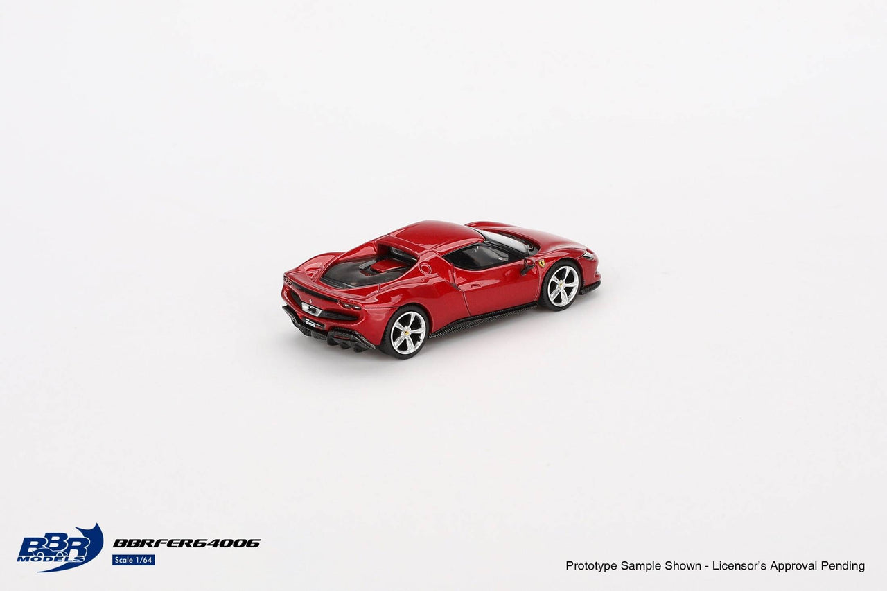 BBR Models 1:64 Ferrari 296 GTB Rosso Imola