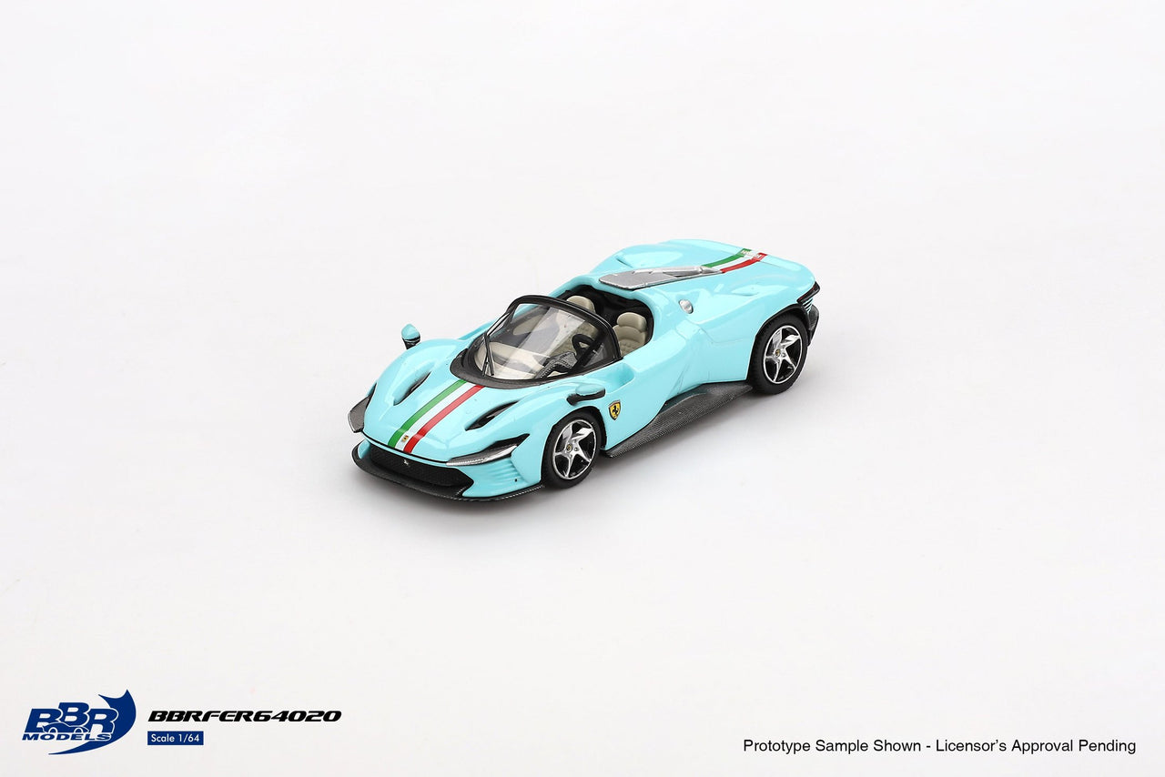 BBR Models 1:64 Ferrari Daytona SP3 Light Blue