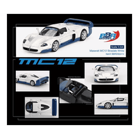 Thumbnail for PRE-ORDER BBR Models 1:64 Maserati MC12 Stradale White BBRDIE6414