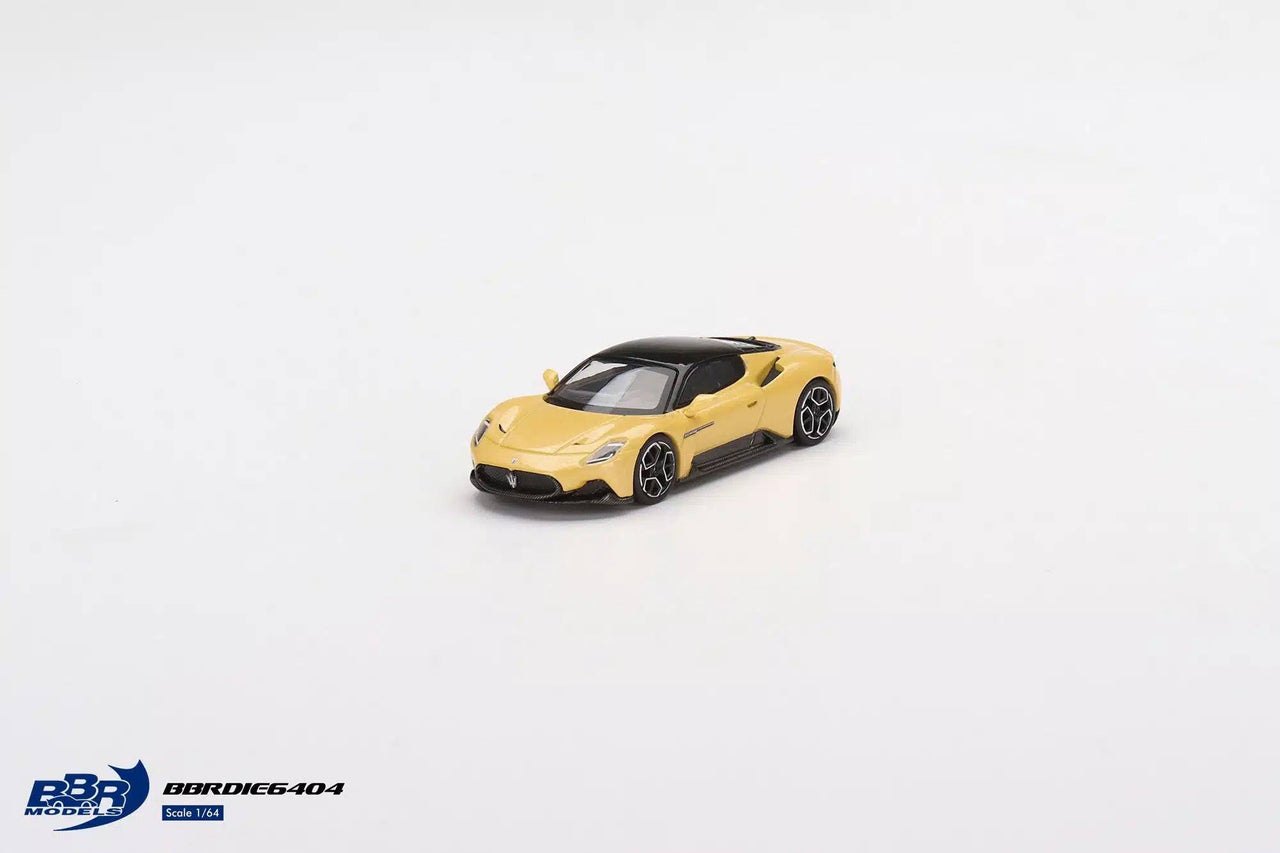 BBR Models 1:64 Maserati MC20 Giallo Genio BBRDIE6404