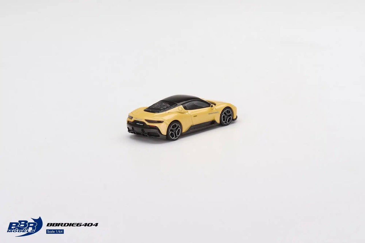 BBR Models 1:64 Maserati MC20 Giallo Genio BBRDIE6404