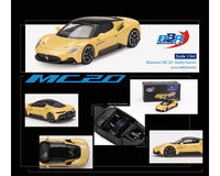 Thumbnail for PRE-ORDER BBR Models 1:64 Maserati MC20 Giallo Genio BBRDIE6404