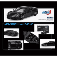 Thumbnail for BBR Models 1:64 Maserati MC20 Nero Enigma Black