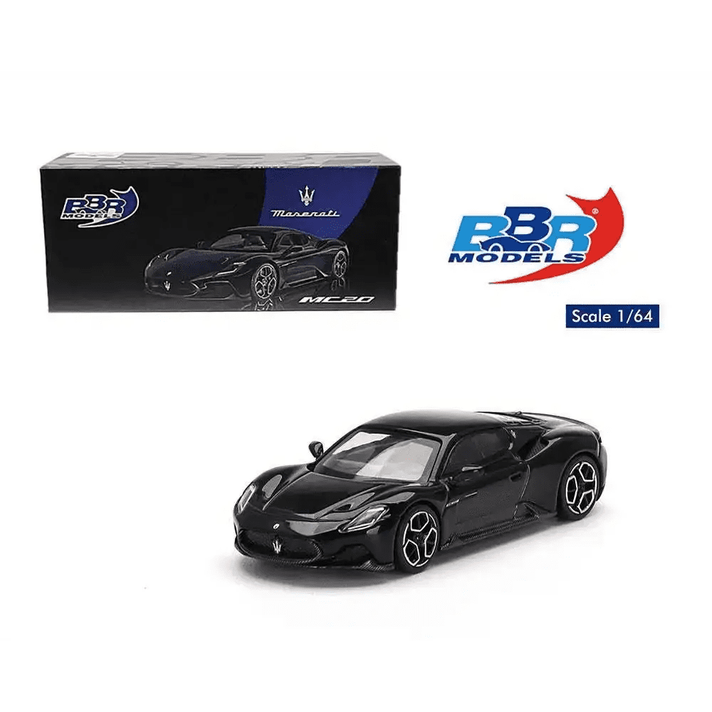 BBR Models 1:64 Maserati MC20 Nero Enigma Black