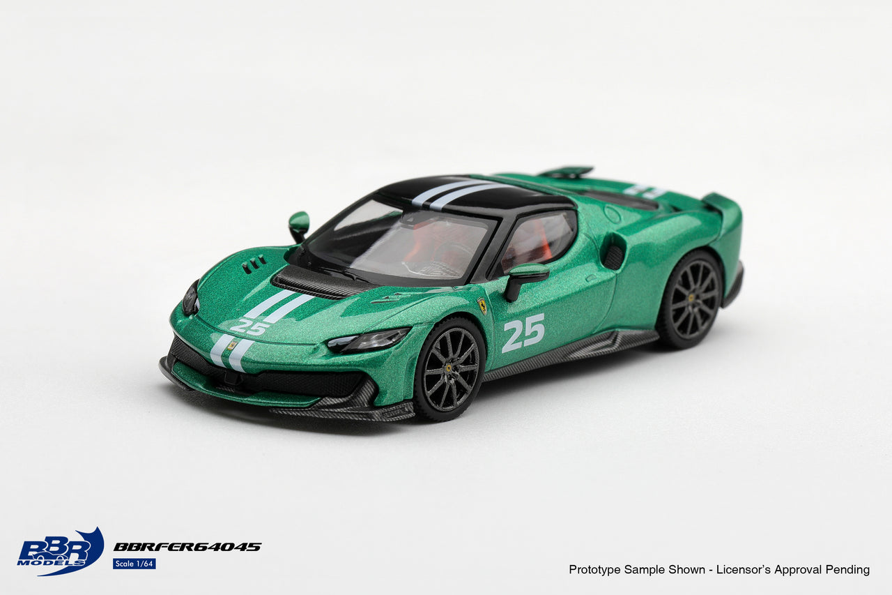 (PRE-ORDER) BBR Models 1:64 Ferrari 296 Speciale Verde Nürburgring BBRFER64045