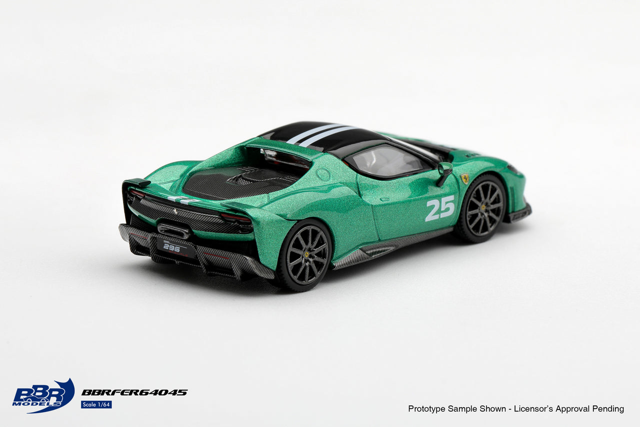 (PRE-ORDER) BBR Models 1:64 Ferrari 296 Speciale Verde Nürburgring BBRFER64045