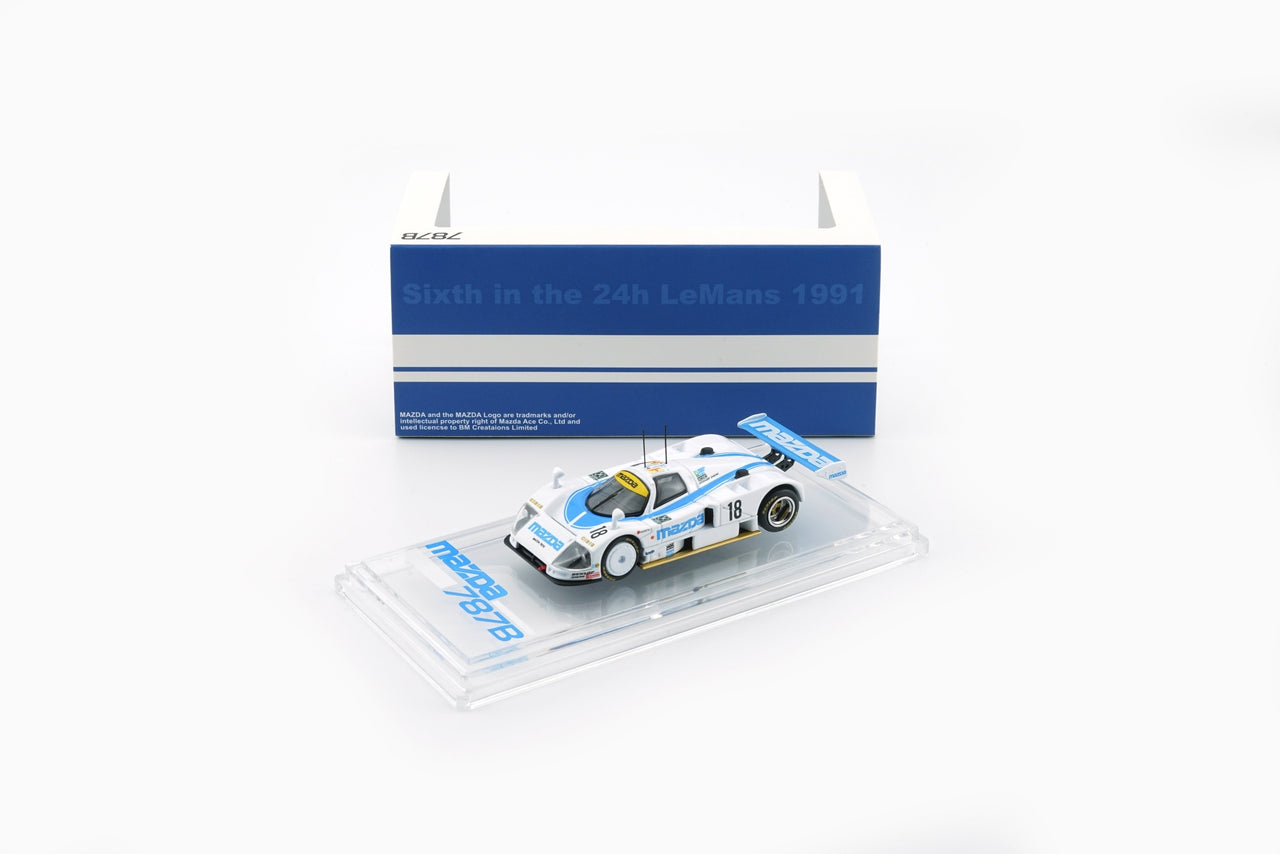 BM Creations 1:64 Mazda 787B 1991 24h Le Mans #18, White CANADA EXCLUSIVE