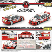 Thumbnail for BM Creations 1:64 Mitsubishi Lancer EVO V Group A - 1998 Catalunya Rally