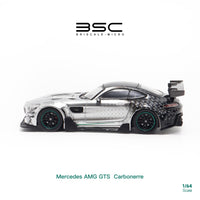 Thumbnail for Bri Scale Micro 1:64 Mercedes Benz AMG GTS Silver Star Livery