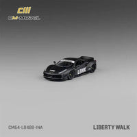 Thumbnail for CM-Model 1:64 LBWK Ferrari 488 Widebody Matte Black Exclusive