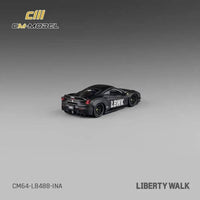 Thumbnail for CM-Model 1:64 LBWK Ferrari 488 Widebody Matte Black Exclusive