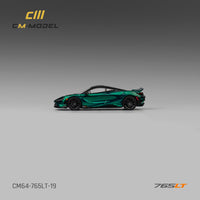 Thumbnail for CM-Model 1:64 Mclaren 765LT Chrome Green Full carbon