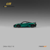 Thumbnail for CM-Model 1:64 Mclaren 765LT Chrome Green Full carbon