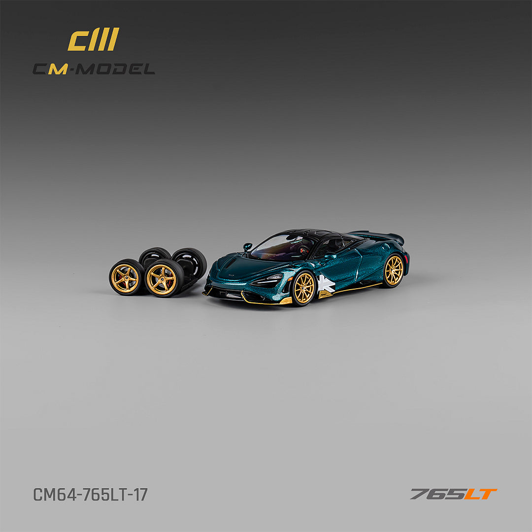 CM-Model 1:64 Mclaren 765LT w/ Quick Release Wheels