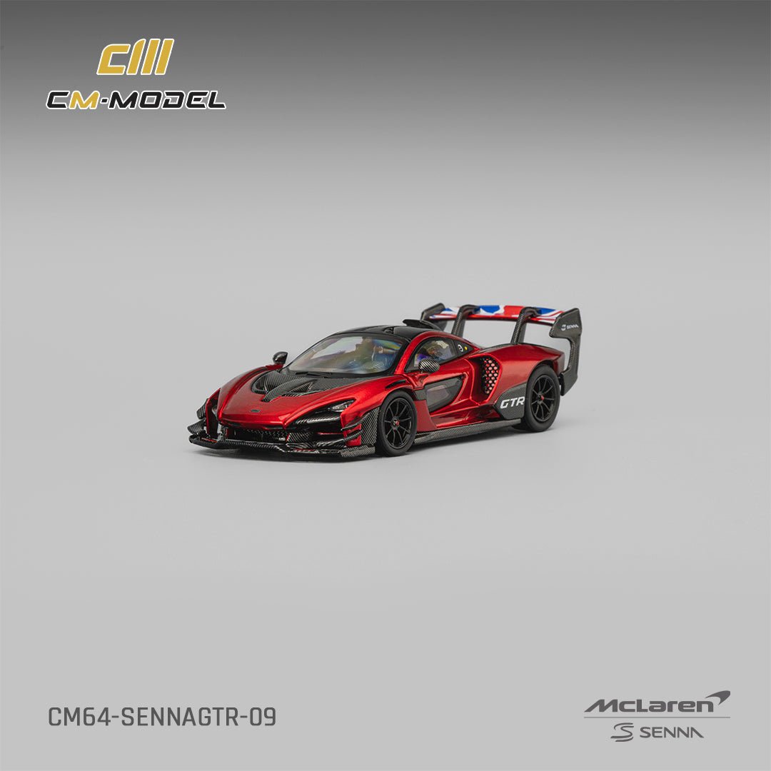 CM Model 1:64 Mclaren Senna GTR Metallic Red