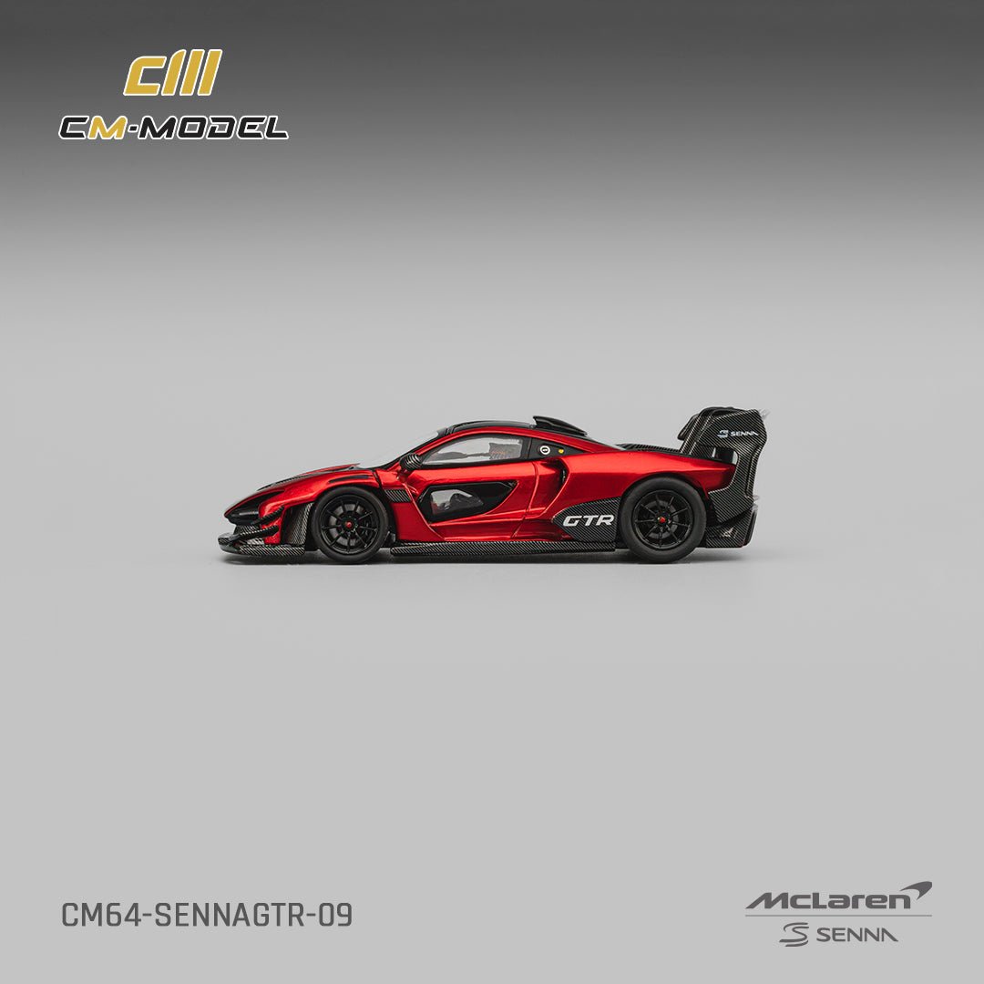 CM Model 1:64 Mclaren Senna GTR Metallic Red