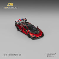 Thumbnail for CM Model 1:64 Mclaren Senna GTR Metallic Red
